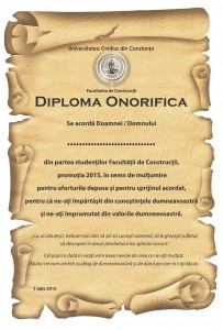 Diploma personalizata constructii profi