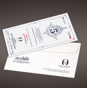 Plicuri personalizate mock invitatie+plic isis